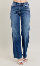Load image into Gallery viewer, Judy Blue Dark Wash 90&#39;s Straight Leg Jeans