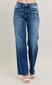 Judy Blue Dark Wash 90's Straight Leg Jeans
