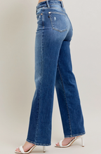 Load image into Gallery viewer, Judy Blue Dark Wash 90&#39;s Straight Leg Jeans