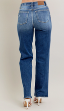 Load image into Gallery viewer, Judy Blue Dark Wash 90&#39;s Straight Leg Jeans