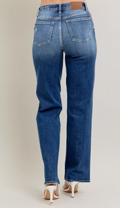 Judy Blue Dark Wash 90's Straight Leg Jeans