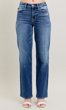 Load image into Gallery viewer, Judy Blue Dark Wash 90&#39;s Straight Leg Jeans