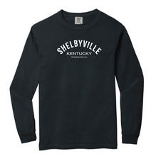 Load image into Gallery viewer, &quot;Shelbyville, KY&quot; Vintage Wash Long Curved Design - Choose Color