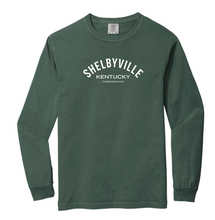 Load image into Gallery viewer, &quot;Shelbyville, KY&quot; Vintage Wash Long Curved Design - Choose Color