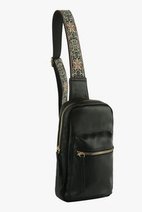 Boho Guitar Strap Sling Bag - Choose Color