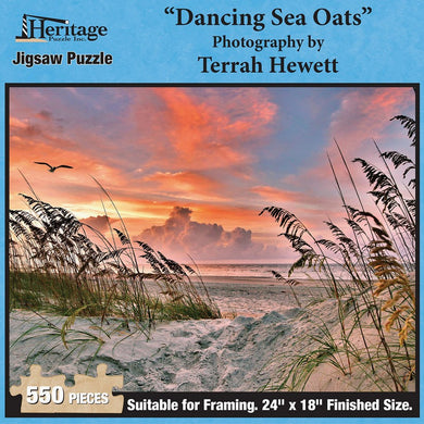 Dancing Sea Oats 550 pc Jigsaw Puzzle