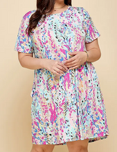 Load image into Gallery viewer, Floral Pocket Dress - PLUS SIZES