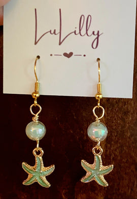 Starfish Drop Earrings