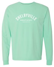 Load image into Gallery viewer, &quot;Shelbyville, KY&quot; Vintage Wash Long Curved Design - Choose Color