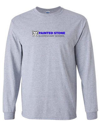 Painted Stone Elementary School - Long Sleeve T-Shirt