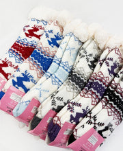 Load image into Gallery viewer, Reindeer Anti-Skid Knit Winter Socks - Choose Designs