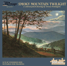 Load image into Gallery viewer, Smoky Mountain Twilight 550 pc Jigsaw Puzzle