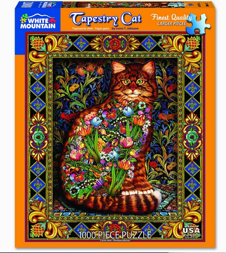 Tapestry Cat 1000 pc Jigsaw Puzzle