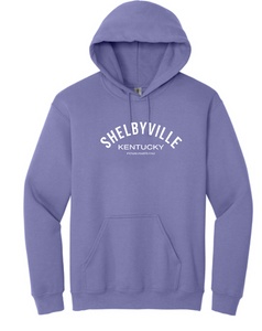 "Shelbyville, KY" Hoodie - Choose Colors