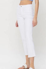 Load image into Gallery viewer, White Denim Crop Jeans by Vervet