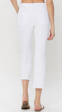 Load image into Gallery viewer, White Denim Crop Jeans by Vervet