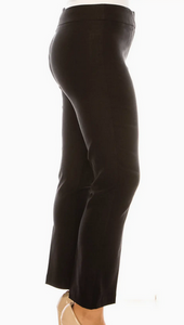 Black Wide Straight Dress Pants