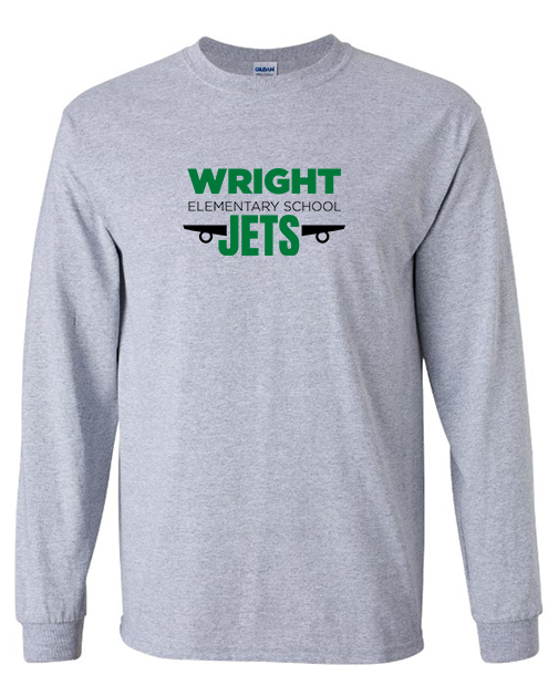 Wright Elementary School - Long Sleeve T-Shirt