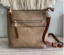 Load image into Gallery viewer, Zipper Crossbody Purse - Choose Colors