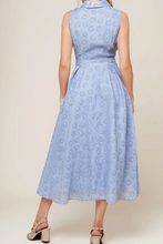 Load image into Gallery viewer, Collared Button Down Sleeveless Dress