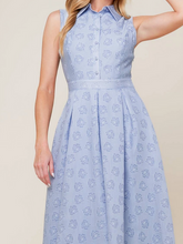 Load image into Gallery viewer, Collared Button Down Sleeveless Dress