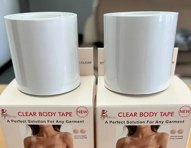 Clear Waterproof Cotton Spandex Body Tape