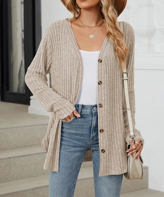 Button Cardigan Sweater