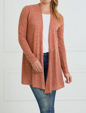 Open Front Lightweight Cardigan