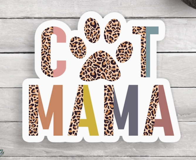 Cat Mama Sticker