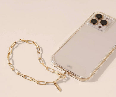 Gold Chain Cell Phone Wristlet