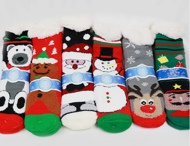 Christmas Fur Fuzzy Socks