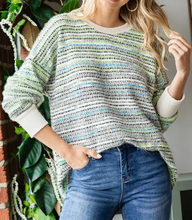 Load image into Gallery viewer, Multicolor Knit Sweater