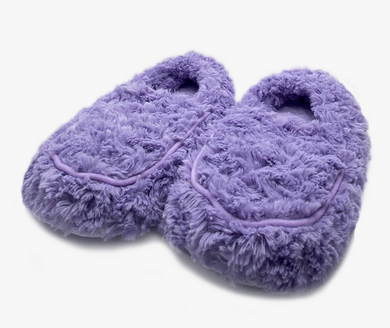 Curly Purple Slippers by Warmies®