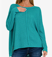 Load image into Gallery viewer, Dolman Jacquard Sweater - Choose Colors