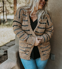 Load image into Gallery viewer, Confetti Striped Cardigan Sweater