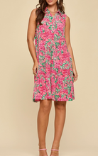 Load image into Gallery viewer, Coral Sands Floral Collared Dress