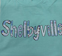 Load image into Gallery viewer, CC SHELBYVILLE Floral Letter Short Sleeve T-Shirt