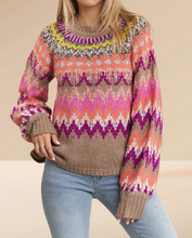 Load image into Gallery viewer, Fair Isle Multi Color Sweater