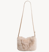 Load image into Gallery viewer, Faux Fur Crossbody Handbag - Beige