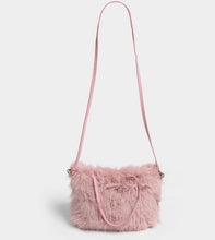 Load image into Gallery viewer, Faux Fur Crossbody Handbag - Pink