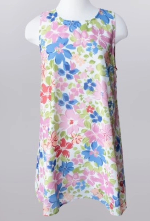 Sleeveless Floral Dress – Impress Boutique & Printing