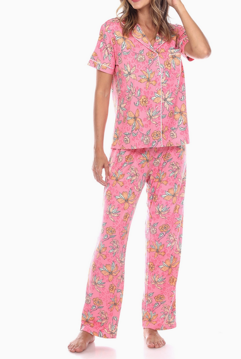 Floral Print Pajama Set