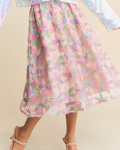 Load image into Gallery viewer, Pastel Floral Tulle Skirt