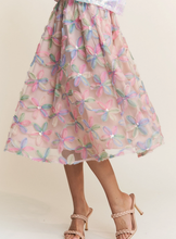 Load image into Gallery viewer, Pastel Floral Tulle Skirt