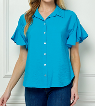 Load image into Gallery viewer, Flutter Sleeve Blouse - Also in Plus