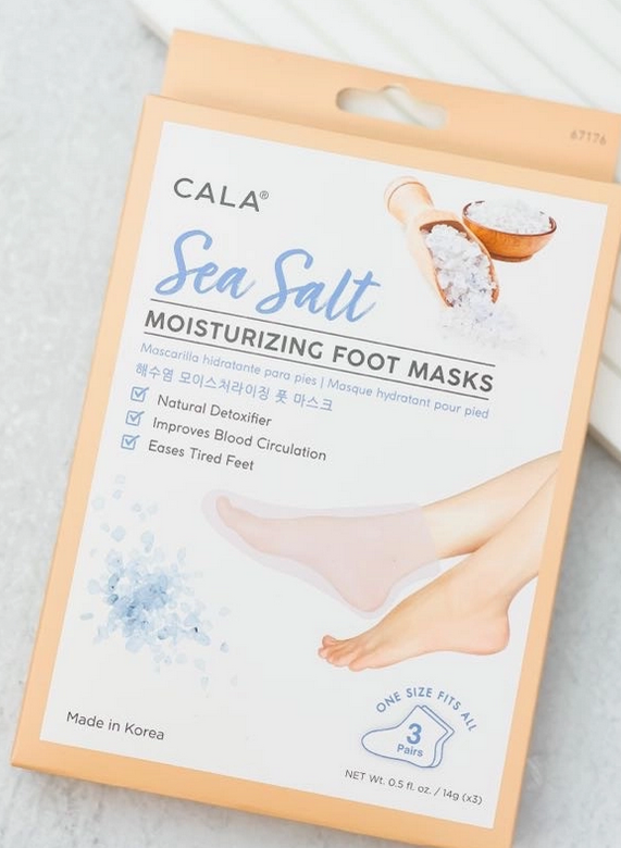 Sea Salt Moisturizing Foot Masks