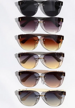 Load image into Gallery viewer, Frameless Two Tone Tinted Sunglasses - Choose Color