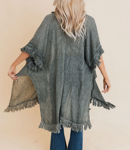 Load image into Gallery viewer, Fringe Ruffle Kimono