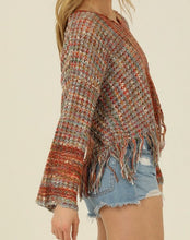 Load image into Gallery viewer, Multicolor Boho Fringe Sweater