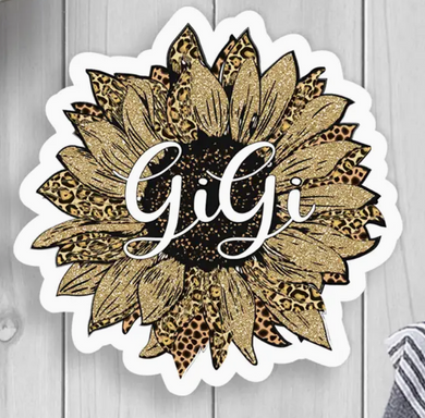 Gigi Sunflower Sticker